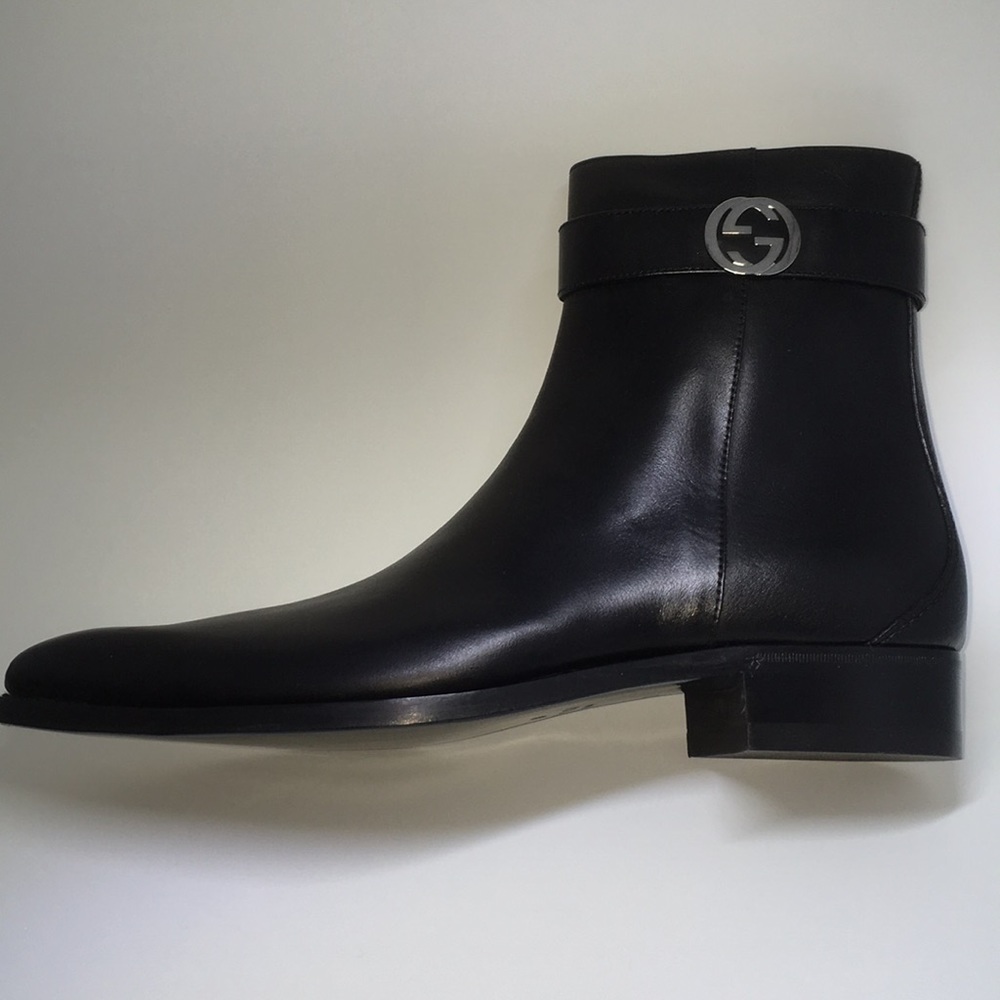 GUCCI GG BOOTS FIRENZE 1921 BNWT IN BOX 8 ZIP UP